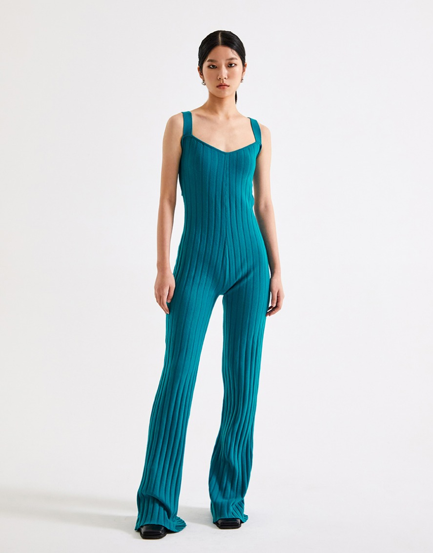 OVERALL KNIT JUMPSUIT
